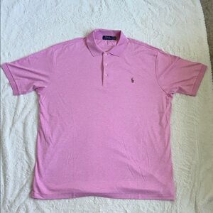 NEW Ralph Lauren Men's Light Pink Polo Shirt